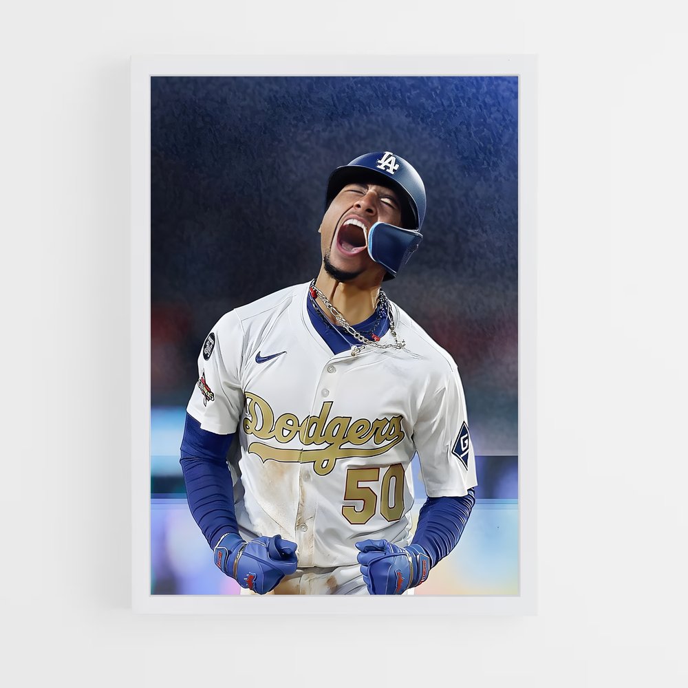 Poster Rire et Swing – affiche Baseball (vue 3)